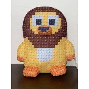 Nanco Pixel Block Lion Stuffed Plush Toy Minecraft Lego Building Blocks NWT